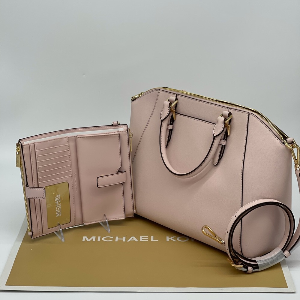 Michael Kors Ciara LG Satchel & Double Zip… - Picture 6 of 15